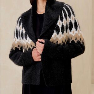 Banana Republic Fair-isle Cardigan Sweater EUC